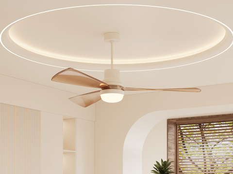 Modern fan light ceiling fan light