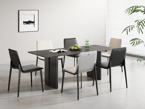 Modern Dining Table and Chair