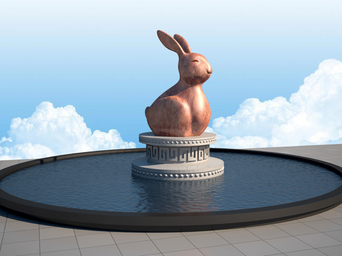 Zodiac Rabbit Sculpture