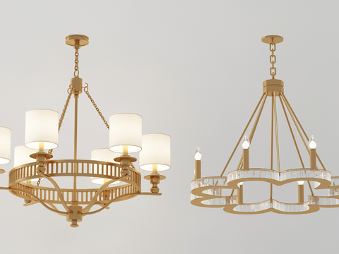 Jianou multi-head chandelier candlestick chandelier