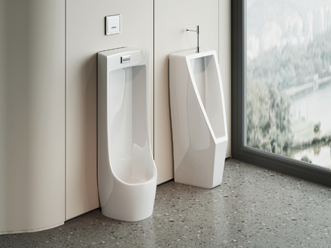 Modern urinal urine bucket