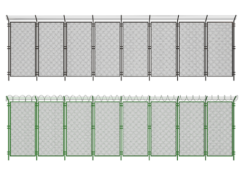 Industrial wind barbed wire fence barbed wire fence anti-theft net