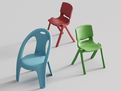 Modern Children's Chair Kindergarten Chair Plastic Chair