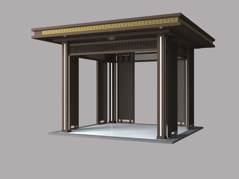 New Chinese Pavilion Aluminum Alloy Pavilion Pavilion