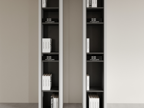 Modern bookcase display cabinet