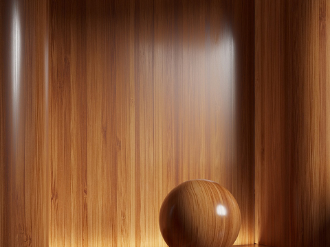 Wood veneer Wall