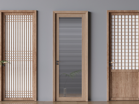 Japanese-style room door, kitchen and bathroom door, glass door, swing door