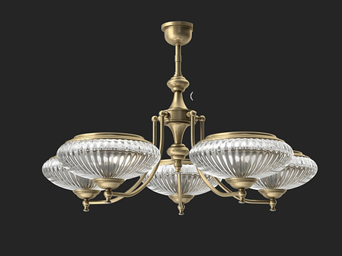 European-style crystal chandelier