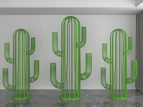 Modern Cactus Art Toy Ornaments