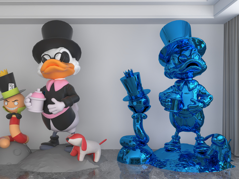 Modern Donald Duck Doll Fashion Ornaments