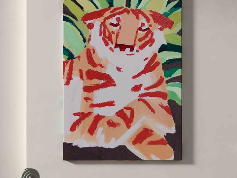 Animal Hanging Painting Tiger Painting Decorative Painting