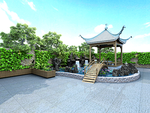 Chinese Garden Landscape