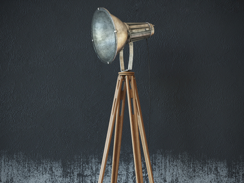 Industrial wind floor lamp lighting lamp