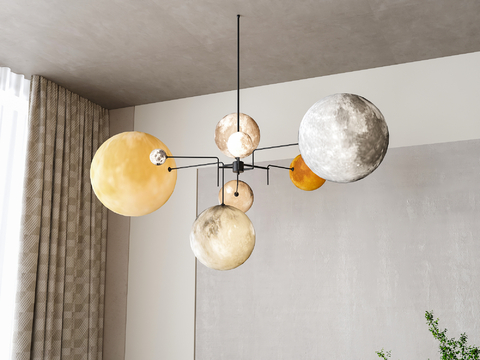 Modern Planet Chandelier Children's Chandelier