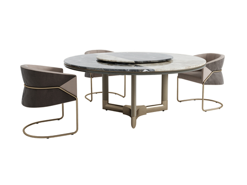 visionnaire round dining table and chair