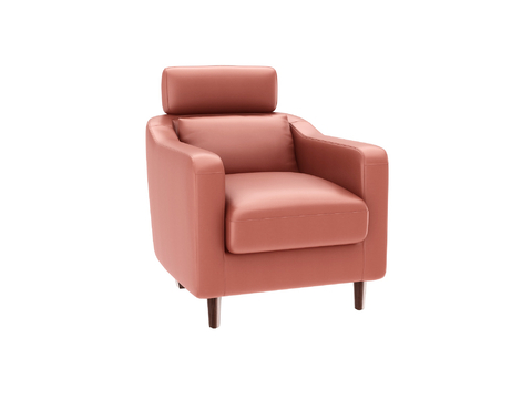 Italian Leather Chair Lounge Chair