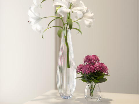 glass vase floral flower