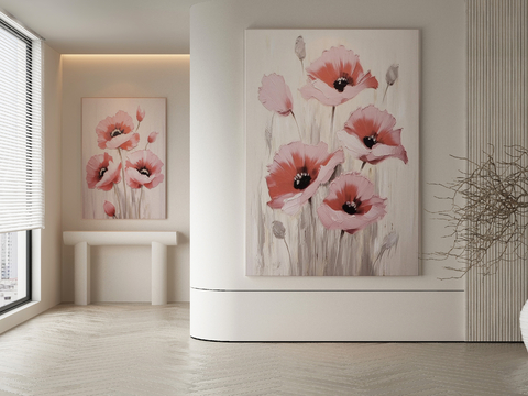 Modern Art Painting Flower Painting Decorative Painting