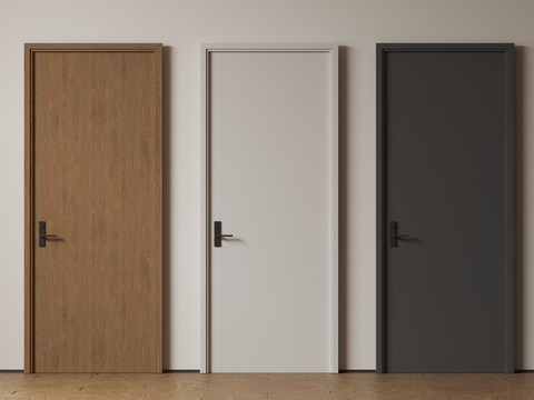 Modern Room Door Single Door Bedroom Door Flat Door