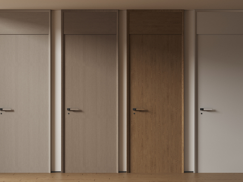 Modern Room Door Single Door Bedroom Door Flat Door