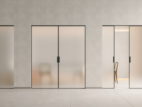 sliding door frosted glass door