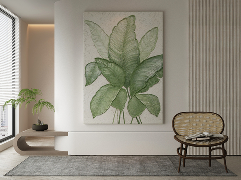 Modern Art Painting Plant Painting Decorative Painting