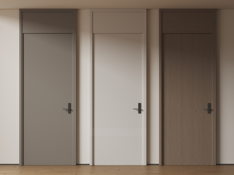 Modern Room Door Single Door Bedroom Door Flat Door