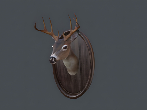 Deer Head Sculpture