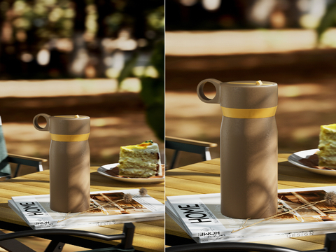 Modern water cup thermos cup