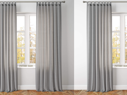 Modern Curtain Solid Color Curtain Cloth Curtain Gauze Curtain