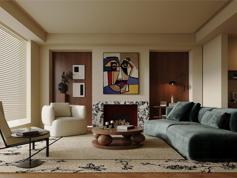 Mid-century Style Living Room