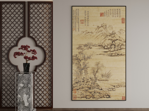 New Chinese Decorative Painting Landscape Painting Hanging Painting