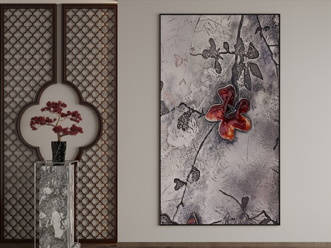 New Chinese Decorative Painting Texture Painting Hanging Painting