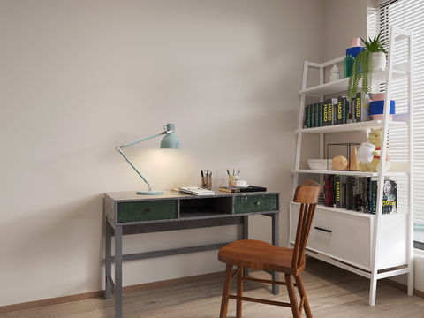 old books desk and chair writing desk