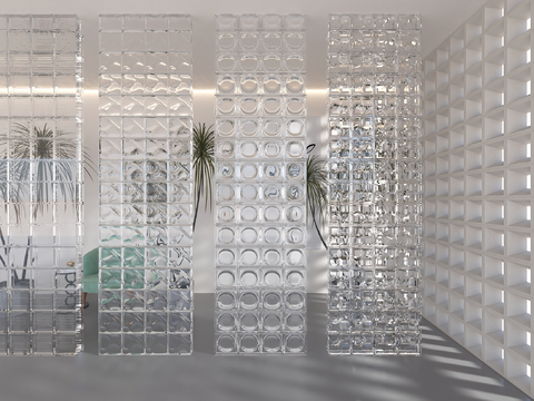 glass brick partition