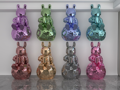 Space Rabbit Art Toy Doll Doll Ornaments