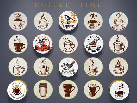 Coffee shop Wall logo wall decoration wall