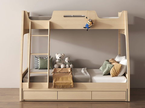 Nordic Bed kids Bed High and Low Bed