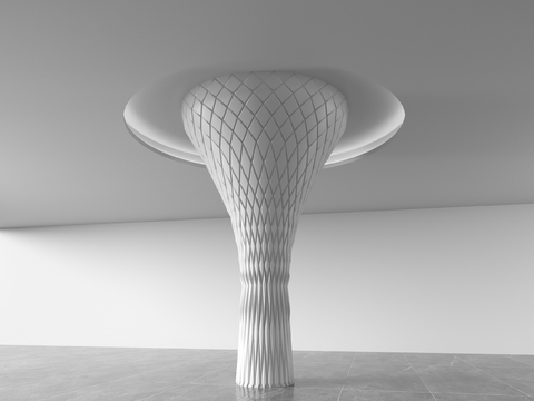 Modern special-shaped column decorative column modeling column