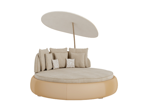 visionnaire Affordable Luxury Style Round Bed Sofa Bed