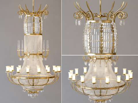 European classical Crystal Chandelier art lamp