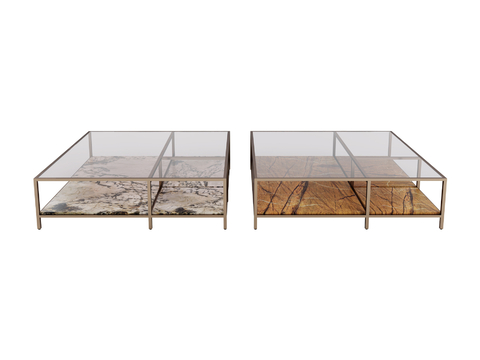 visionnaire Affordable Luxury Style Glass Coffee Table