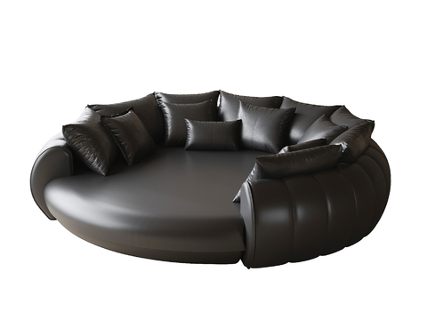 modern shaped sofa round sofa