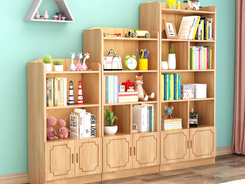 Nordic kids Cabinet Children's Bookcase