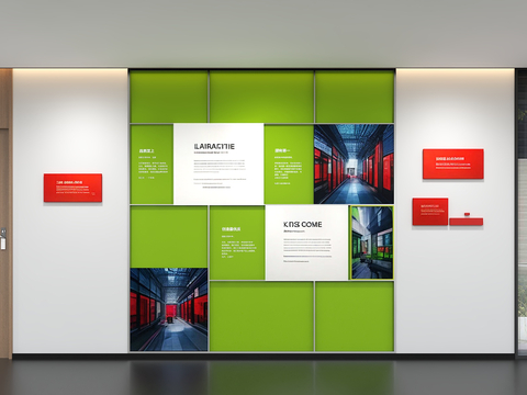 Corporate Culture Wall Display Wall Publicity Bar Slogan Slogan