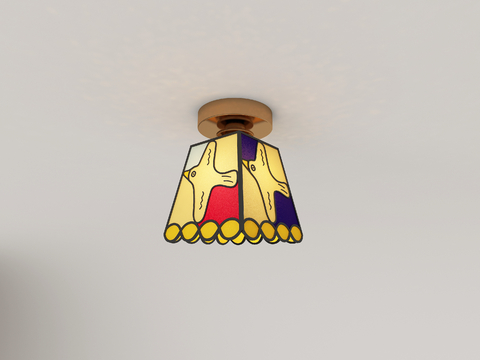 Nanyang retro ceiling lamp aisle lamp