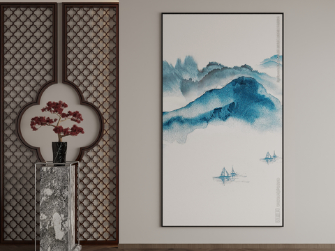 New Chinese Decorative Painting Landscape Painting Hanging Painting