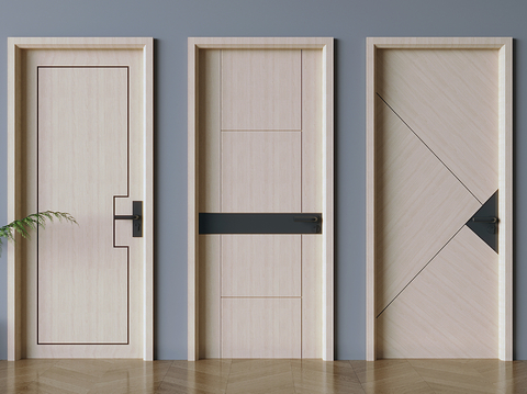 Modern door flat door single door