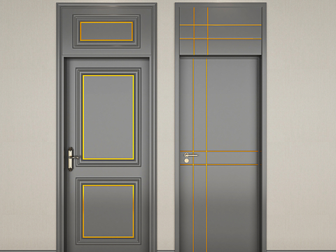 Single-door swing door