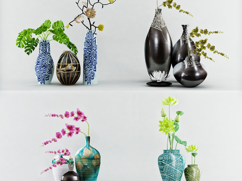 Modern Decorative Vase Flowers